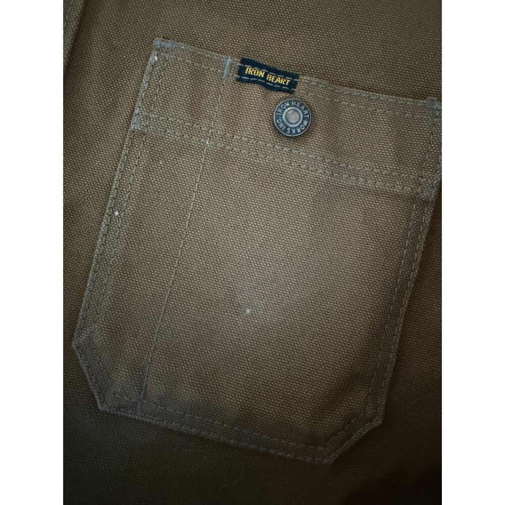IRON HEART Duck Canvas CPO ‘Untucked’ IHSH-189-BRN 17OZ - Medium - Picture 3 of 6